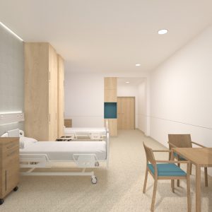 Neubau und Sanierung von Bettenstationen